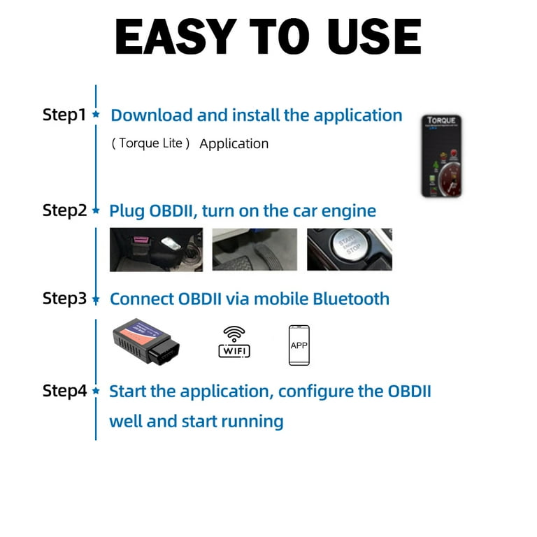 MINI ELM 327 OBD2 DIAGNOSI AUTO INTERFACCIA OBDII BLUETOOTH V2.1 ANDROID CANBUS 6918061761713 - Foto 3
