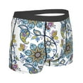 thumbnail image 4 of Uemuo Flowers and Butterflies Pattern Men's Boxer Briefs,Trunk Anti-Chafing,Comfortable, Durable, and Stylish Underwear-XX-Large, 4 of 9