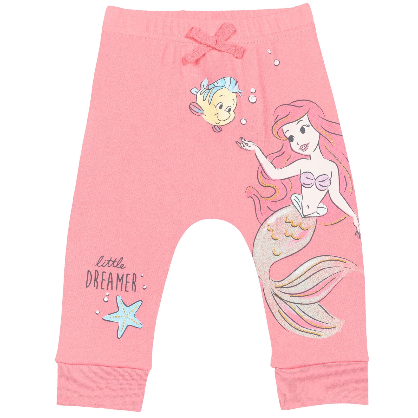 Disney Princess Cinderella Ariel Belle Aurora Infant Baby Girls 4 Pack Pants 12 Months