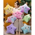thumbnail image 2 of Upmore Star Pillow for Kids, LED Night Light up Glowing Pillows, Twinkle Star Shaped Plush Pillow, Star Stuffed Plush Toys Gifts for Kids, Kids Birthday Christmas Gift - Colorful, 2 of 9