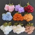 thumbnail image 4 of Artificial Silk Peony Bouquets, Ongmies Fake Peony Bouquet, Artificial Peony Bouquet, 7 Heads Blue Peony Flowers for Wedding & Home Decor, 4 of 9