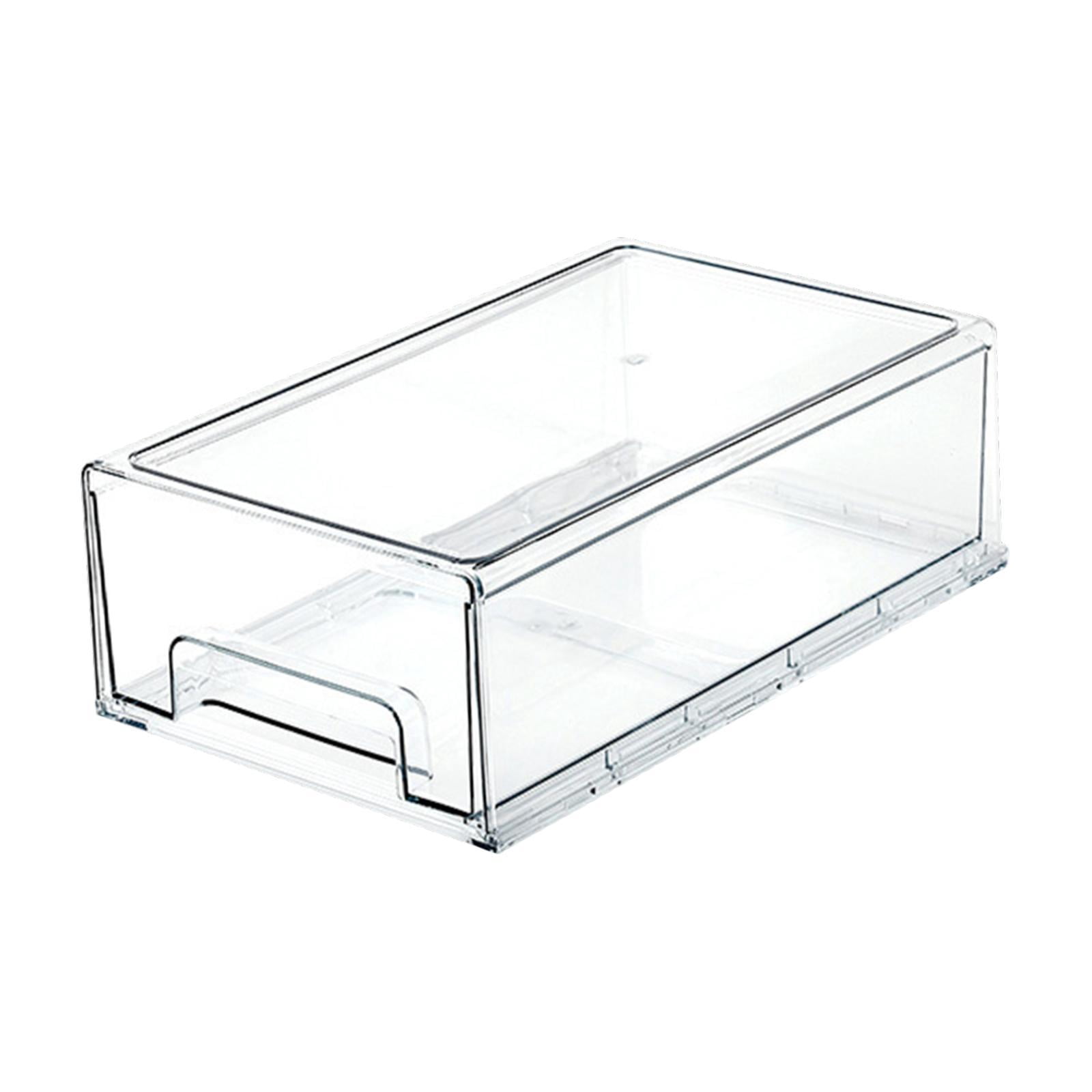 Fiocias Fridge Drawer Bin Friut Containers Pull Out Multifunctional Kitchen Organization Large