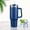 Blue, variant on Stainless Steel Insulated Tumbler with Handle | Leak Proof Mug for Hot & Cold Water for Men Women (Purple)