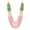 Baby Pink, variant on Ratnavali Jewels Pearl Green Multi Layer Strand Moti Mala Beads Party Wear Necklace Jewelry Women RVA647 (White)