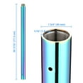 thumbnail image 5 of Yescom 750 mm Chrome Dancing Pole Extension for 45 mm Professional Pole Fitness Spinning Pole Accessories, Colorful, 5 of 9