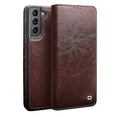 thumbnail image 1 of For Samsung Galaxy S21+ 5G QIALINO Leather Phone Case, 1 of 4