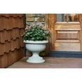 thumbnail image 5 of Southern Patio Dynamic Outdoor 18" Resin Grecian Urn Planter Pot, White (2 Pack), 5 of 8