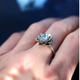 thumbnail image 3 of Moonstone White Lotus Ring Crystal Rhinestone, 3 of 5