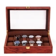 thumbnail image 3 of CNCEST 12 Slots Wooden Watch Display Box Case Jewelry Storage Rack Organizer Holder, 3 of 8
