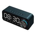 thumbnail image 1 of QualitChoice Alarm Clock Timing Device Wireless Speaker Large Screen Fine Workmanship Space Saving Multifunctional Home Supplies White Blue, 1 of 6