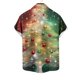 thumbnail image 4 of Mens Manga Corta Botón Abajo Camisas, Cuello de Vuelta Navidad Impresa Blusa, Top de Moda Casual, 4 of 4
