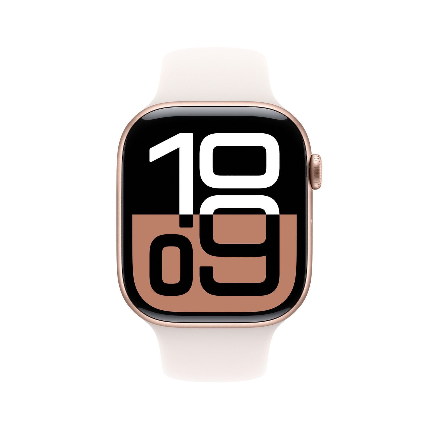 Apple Watch Series 10 GPS 46mm Rose Gold Aluminum Case with Light Blush Sport Band - M/L