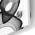 thumbnail image 2 of Epic Art 'Abstract Black and White 22-16' by Irena Orlov, Acrylic Glass Wall Art, 24"x36", 2 of 3