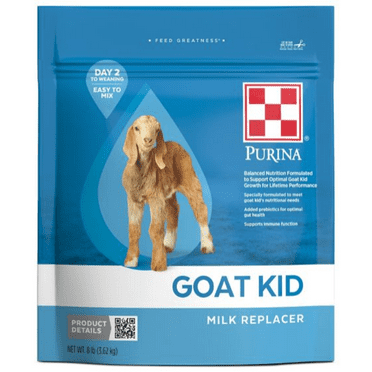 Purina 3007788-145 Kid Milk Replacer for Goat Kids, 8 lb Pouch