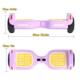 thumbnail image 3 of SIMATE 6.5" Hoverboard for Kids Ages 6+,Bluetooth Speaker & LED Lights, 8.5mph & 8.5 Miles, 3 of 7