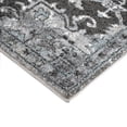 thumbnail image 6 of Luxee Designs Alexandria Collection – 4x6 ft – Medallion Area Rug – Bordered, High-Traffic, Pet-Friendly, Stain Resistance – Ivory Gray, 6 of 10