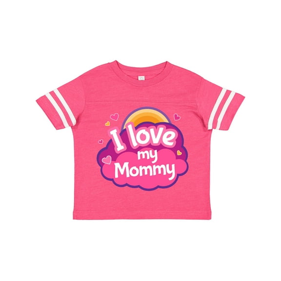 Inktastic I Love My Mommy Girls Girls Toddler T-Shirt