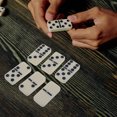 thumbnail image 4 of Miangastore 1 Set Dominoes Set Entertainment Recreational Party Game Toy with Wooden Box, 4 of 9