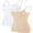 Bla/Yellow, variant on Charmo Women's Cami Cotton Adjustable Spaghetti Strap Built in Bra Tank Tops for women