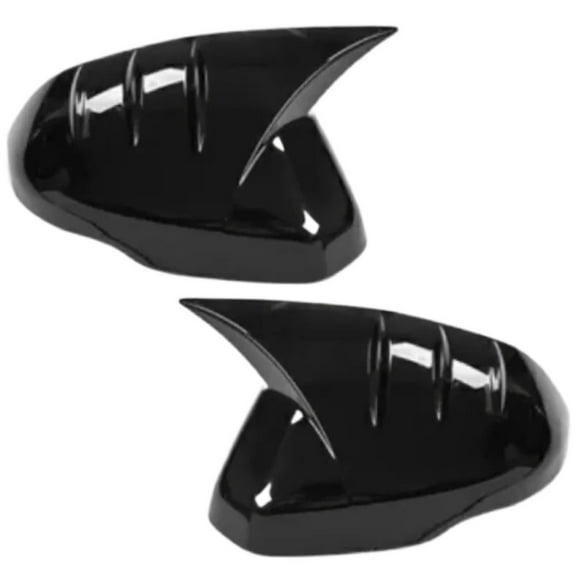 ABS Carbon Fiber Black Side Wing Rearview Mirror Cover Cap Trim for Honda For CR-V CRV 6th Gen 2023-2024