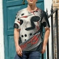 Jason Voorhees Printed Short Sleeve TShirts Casual Graphics Tees
