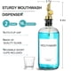 thumbnail image 2 of Dispensador de enjuague bucal TOLDATLI de vidrio con vaso de 500 ml, paquete de 2, 2 of 7