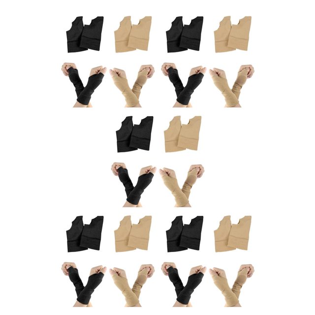 Greeniant 2 pares de guantes de muñeca para hombre, bandas de soporte de mano transpirables, muñequera de compresión para exteriores, equipo Type2