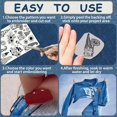 thumbnail image 4 of 38Pcs Gnome Sunflower Water Soluble Embroidery Stabilizers Patterns Dwarf Spring Hand Sewing Stick and Stitch A4 Transfers Fabric Wash Away Pre-Printed Self Adhesive for Cloth Sewing Lovers, 4 of 6