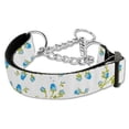 thumbnail image 3 of Mirage Pet Products 125-020M LGBL Roses Nylon Ribbon Collar Martingale Large Blue, 3 of 3