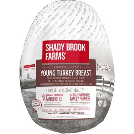 Fresh Shadybrook Farms Bone in Turkey Breast 3% Basted 4-8 lbs ...
