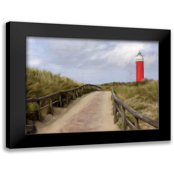 Allen, Kimberly 14x12 Black Modern Framed Museum Art Print Titled - Lighthouse