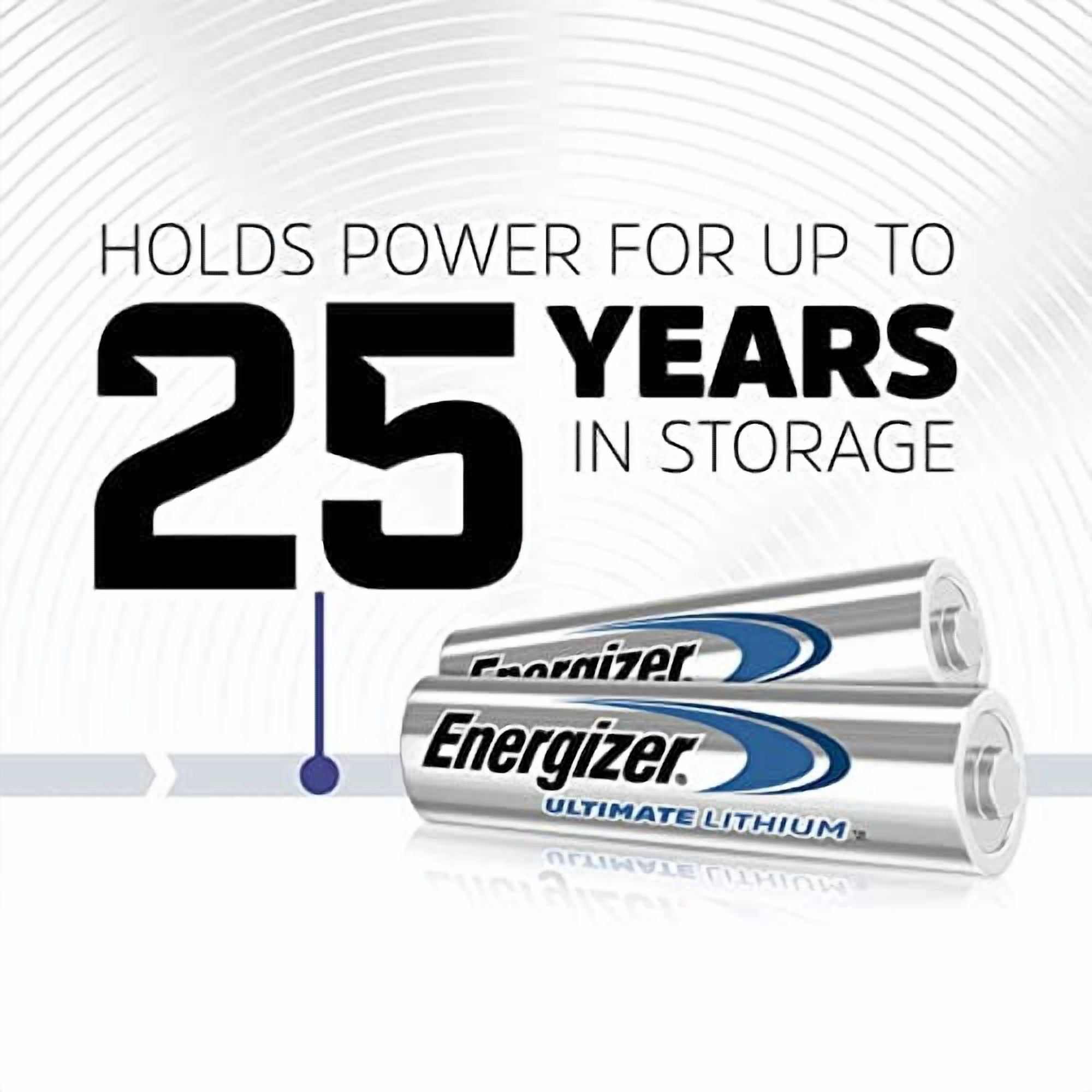 Energizer AA Ultimate Lithium Battery Pack of 10