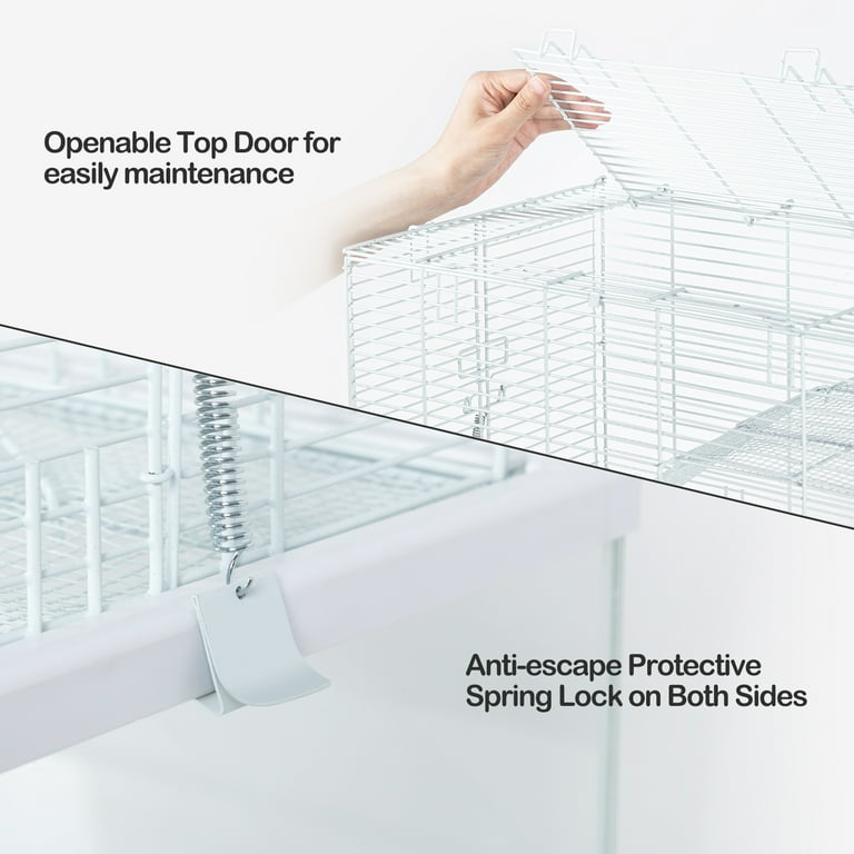 OIIBO 3 Tiers Large Hamster Cages with Removeable Waterproof