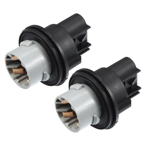 Unique Bargains Turn Signal Light Lamp Bulb Holder 68083021AA for Dodge for Ram 1500 2009-2012 Plastic Black (Set of 2)