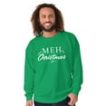 thumbnail image 5 of Funny Meh Christmas Anti-Xmas Season Sweatshirt for Men or Women Brisco Brands S, 5 of 5