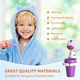 thumbnail image 4 of Organizador de baño para niños para divertirse cepillando los dientes Adorable soporte de cepillo de dientes con dibujos animados, 4 of 5