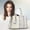 White, variant on Specollect Stylish Patchwork Leather Tote Bag for Women Large Capacity Multi Compartment Crossbody Shoulder Bag Daily Use Work Travel Handbag
