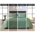thumbnail image 6 of Mainstays All in One Lightweight Quilt Set and Sheet Set -7 Piece, King, Green Floral, 6 of 17