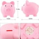 thumbnail image 4 of Large Cute Plastic Piggy Bank (Pink), Money Boxes for Girls and Boys, Unbreakable Plastic Piggy Bank, Fun Gifts for Birthdays, Holidays, Baby Showers, 4 of 5