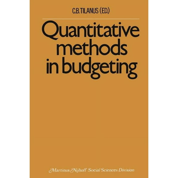 Quantitative Methods in Budgeting, (Paperback)