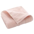 thumbnail image 1 of Toalla de limpieza para lavado de cara de manos Toalla de algodón suave absorbente de agua para el baño del hotel en casa, rosa AweSitey HA4796-01B, 1 of 6