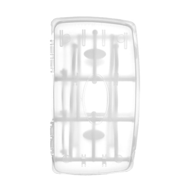 Toystoory Botellero a prueba de polvo con tapa, escurridor plegable multifuncional para simplificar el agua compleja Organizadores de utensilios de cocina Blanco - Caja Blanca