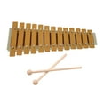 thumbnail image 1 of Xylophone,Wood 2 Metal Percussion Musical 13 Percussion Handheld 13 Notes Color Metal Notes Wood Musical With Wood Color Handheld Musical, 1 of 6