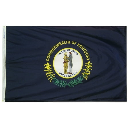 Kentucky State Flag - Kentucky State Flag 3x5 ft. Nylon Official State Design Specifications.