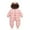 01_Pink, variant on QUOTAY Baby for Winter for Girls with and Winter Hands and Feet for Boys Double Zippers 6 to 30 Months Old Kids Jumpsuit 02_Black,18-24 Months