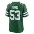 thumbnail image 3 of Men's Nike Zaire Barnes Legacy Green New York Jets Team Game Jersey, 3 of 3