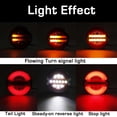 thumbnail image 2 of 4 Inch Trailer Dynamic Tail Light 24V LED Truck Brake Light LED Round Water Hamburger for Cars, Boats, Buses, Caravans, 2 of 10