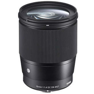 Sigma 16mm F1.4 DC DN Lens, Sony E Mount, Wide-Angle, f/1.4