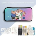 thumbnail image 4 of Family Guy Characters Backpack With Lunch Bag Pencil Case Schoolbag Lunchbag Daypack Lunch Box Pen Bag Satchel Bookbag 3pcs Set, 4 of 9
