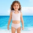 thumbnail image 6 of BOBOGOJP Baby Swimsuit Girl Toddler Bathing Suit Girl Summer Beach Bikini Tankini 2-Piece Swimwear 3-24 Months 2t-5t Pink for Size 3-4 Years, 6 of 6